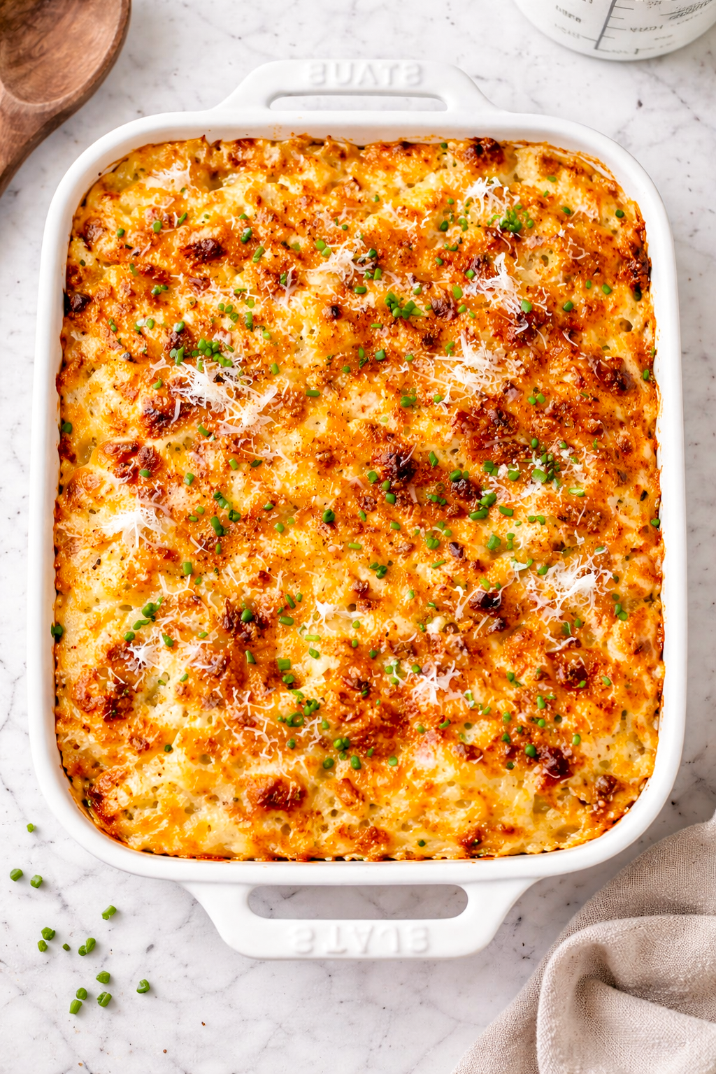 High Protein Baked Mac and Cheese