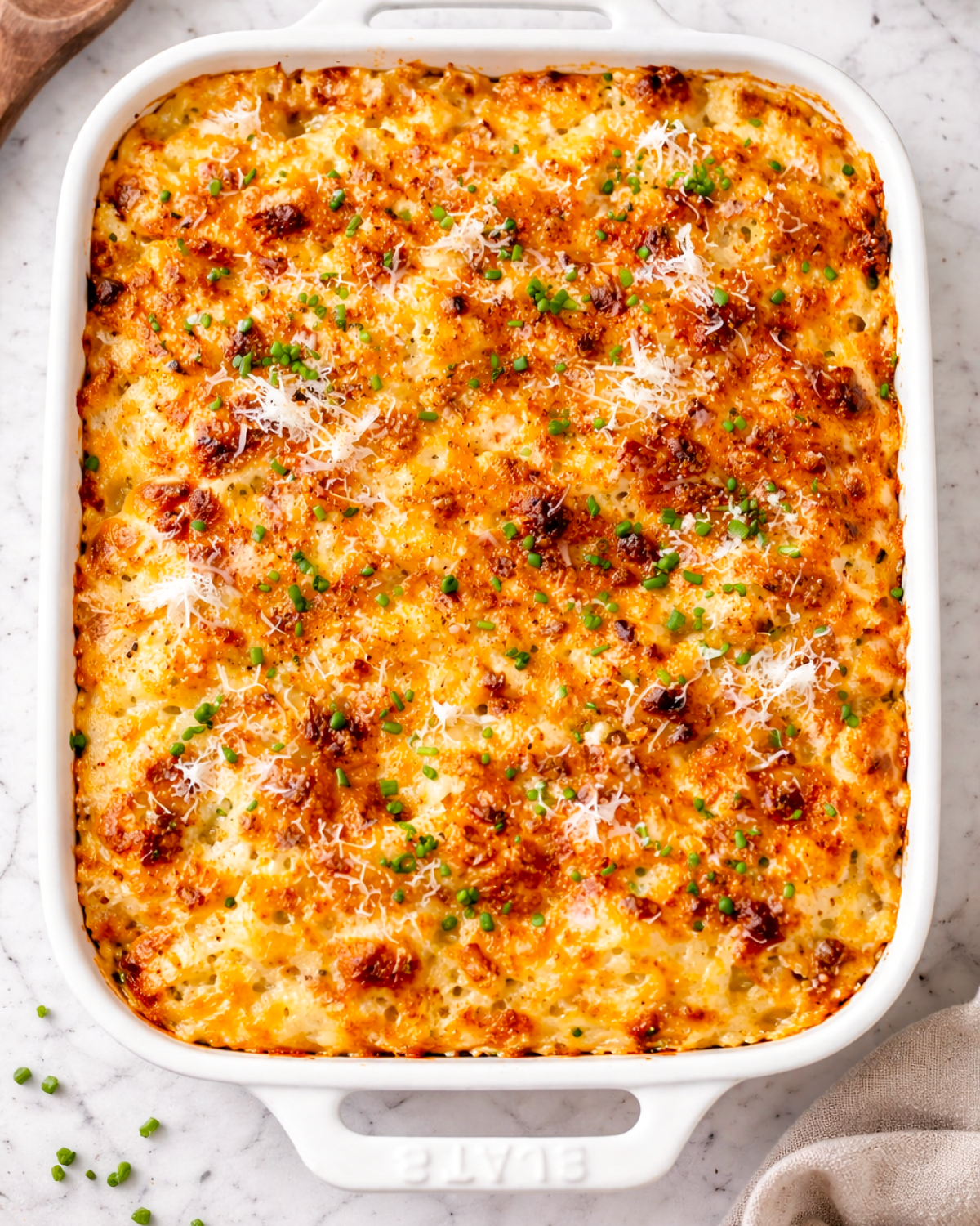 High Protein Baked Mac and Cheese