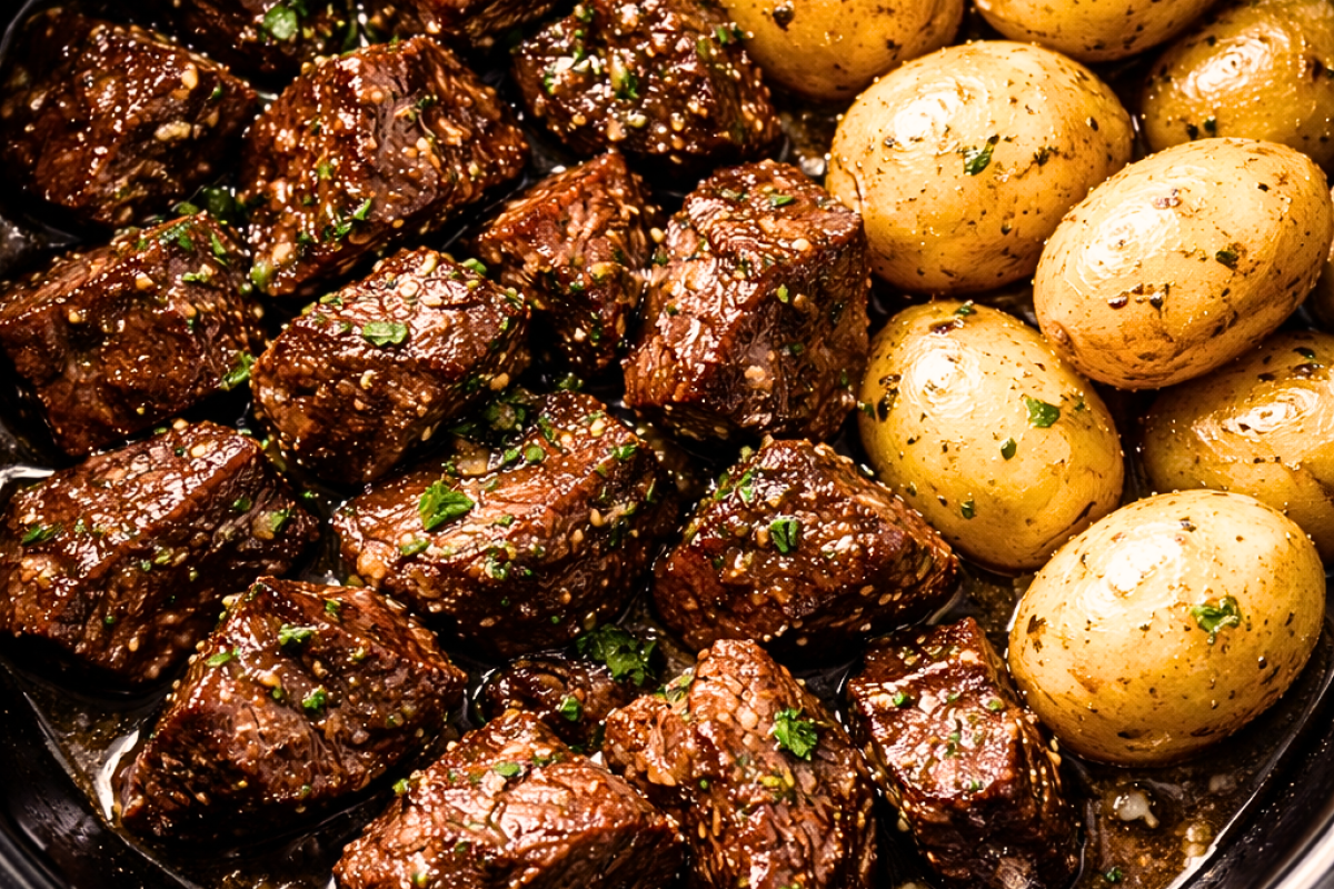 slow-cooker-garlic-butter-beef-bites-with-potatoes